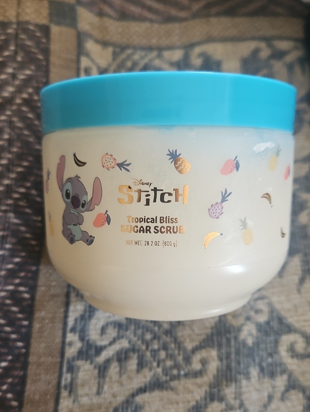 Disney Stitch Tropical Bliss Sugar Scrub - Blue Lid